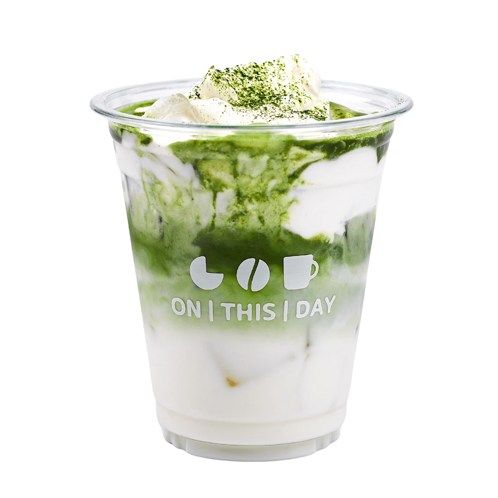 Creamy matcha latte